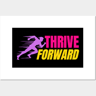 Thrive Forward Cyber Monday Workout Motivation T-Shirt Posters and Art